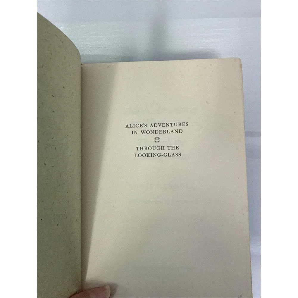 Alice's Adventures in Wonderland Through the Looking-Glass Intl Collectors Book